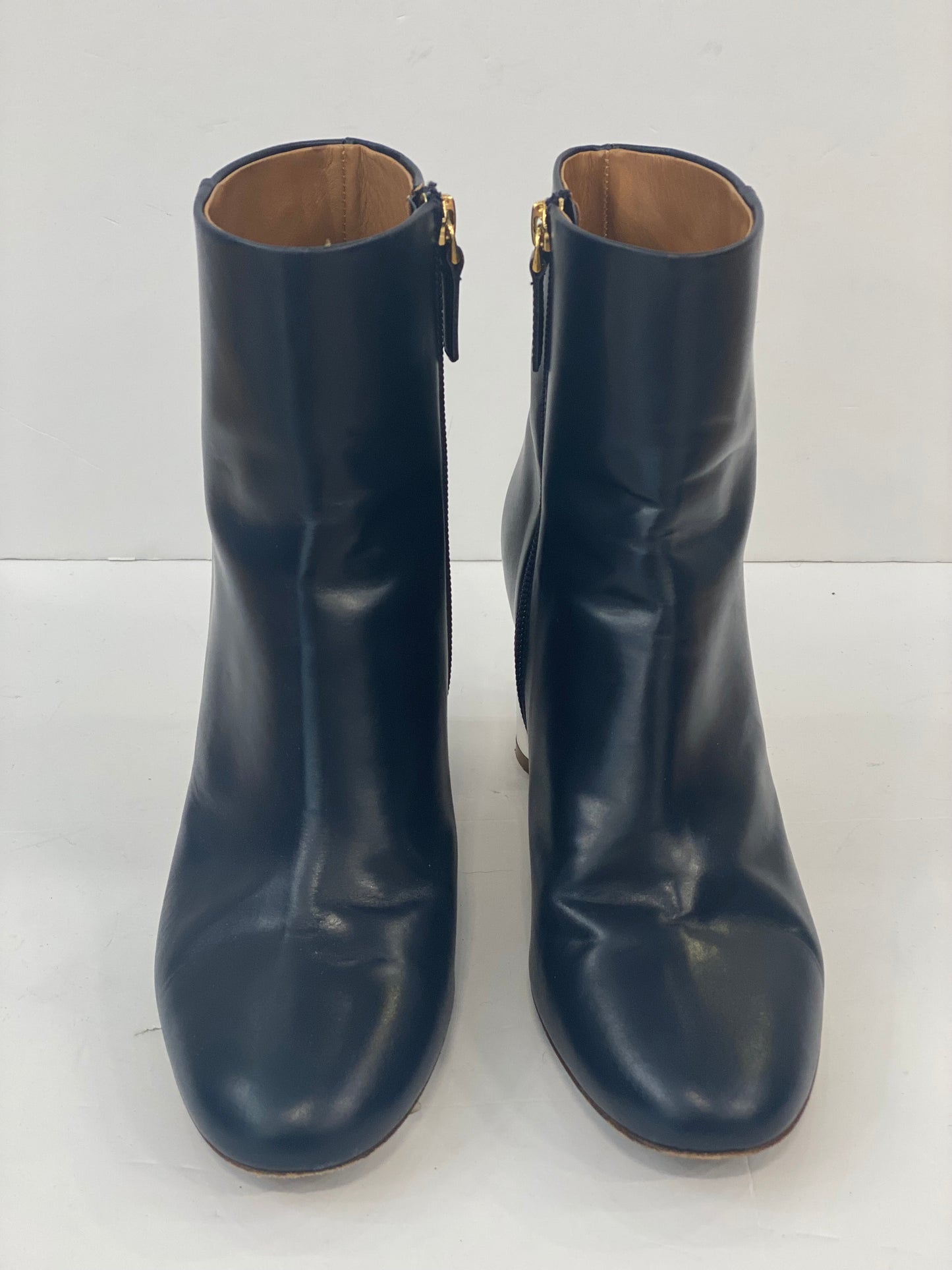 SEZANE Ankle boots leather and silver heel / US8.5-EU39