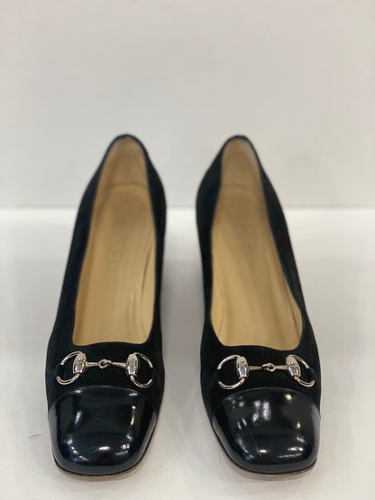 GUCCI Horsebit Bi Material Pumps / US9.5-EU40