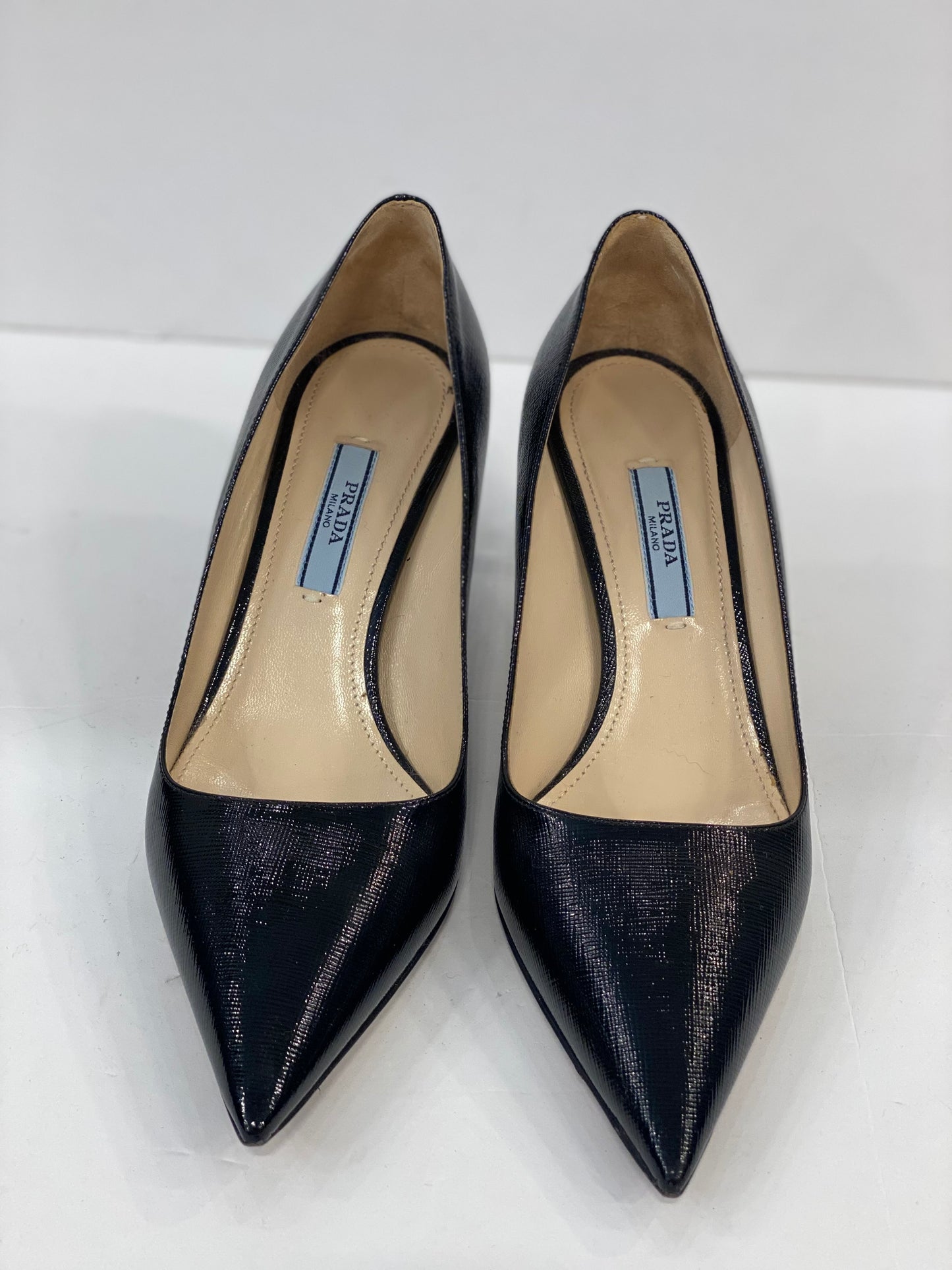 PRADA Pointy Patent Pumps / US6-EU36