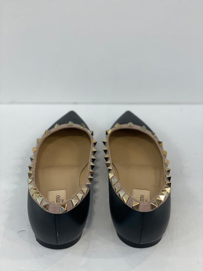 VALENTINO Studded Pointy Ballet Flats / US6-EU36