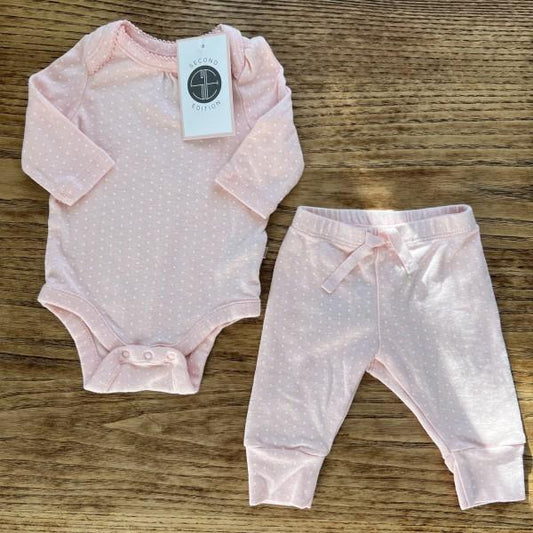 BABY GAP Set of Lightweight Bodysuit + Leggings / 0-3M