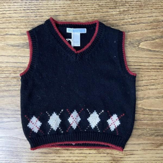 JANIE & JACK Boy Sweater Vest / 12-18M