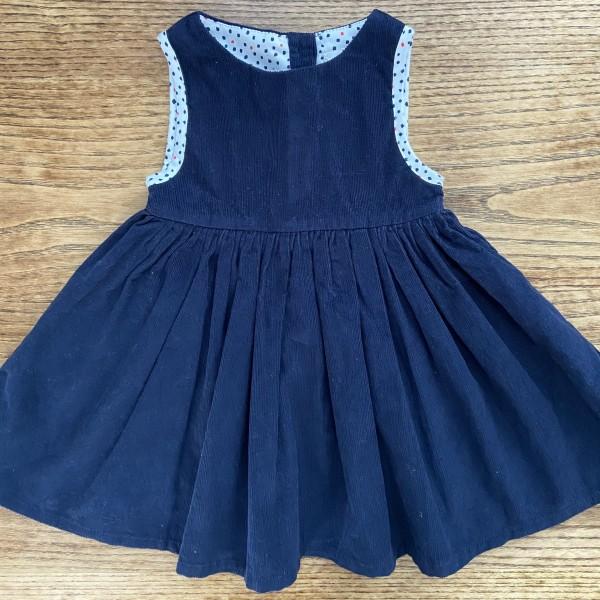 BABIBOU Velvet Sleeveless Dress / 12M