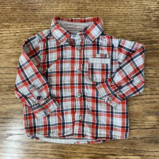 OBAIBI Plaid Shirt / 12M