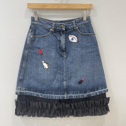 VIVETTA Denim skirt Size S