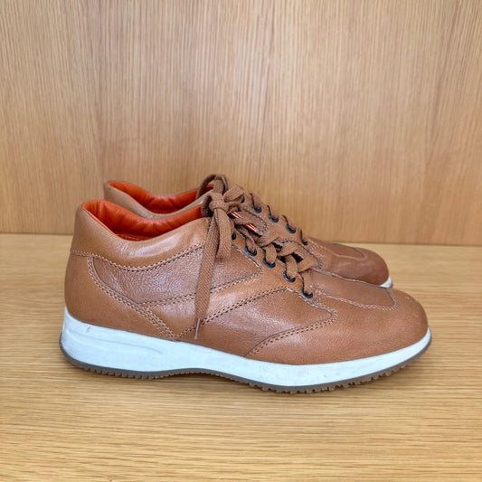 HOGAN Leather Sneakers Size 38-US7