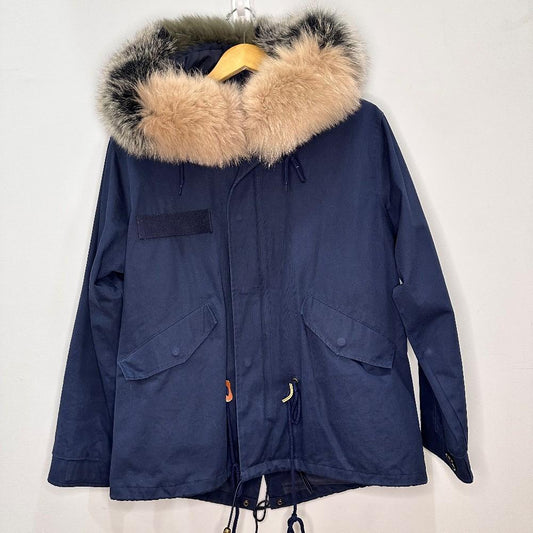 AVAJRIS Rabbit Fur Lined Parka / M