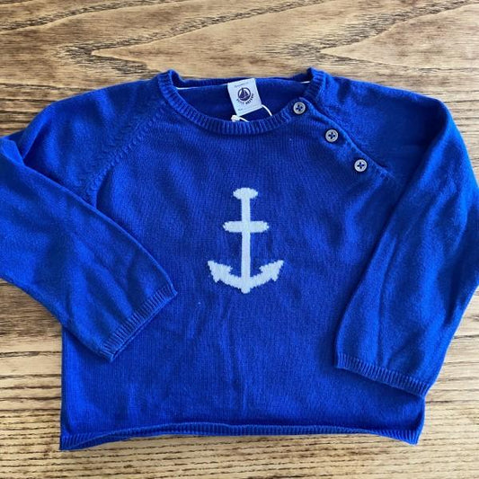 PETIT BATEAU Round Neck Sweater Size 24M