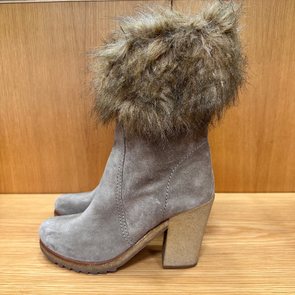 PRADA Snow Boots with faux fur Edge / US9-EU40