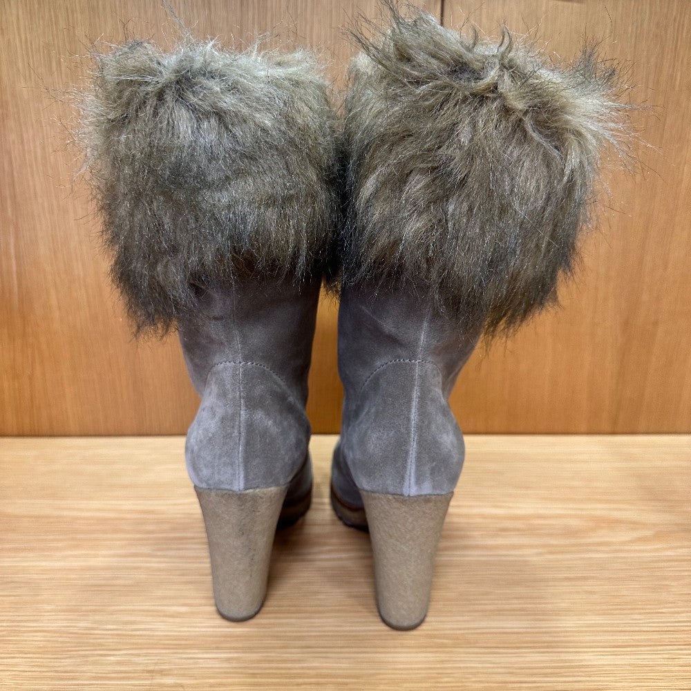 PRADA Snow Boots with faux fur Edge / US9-EU40