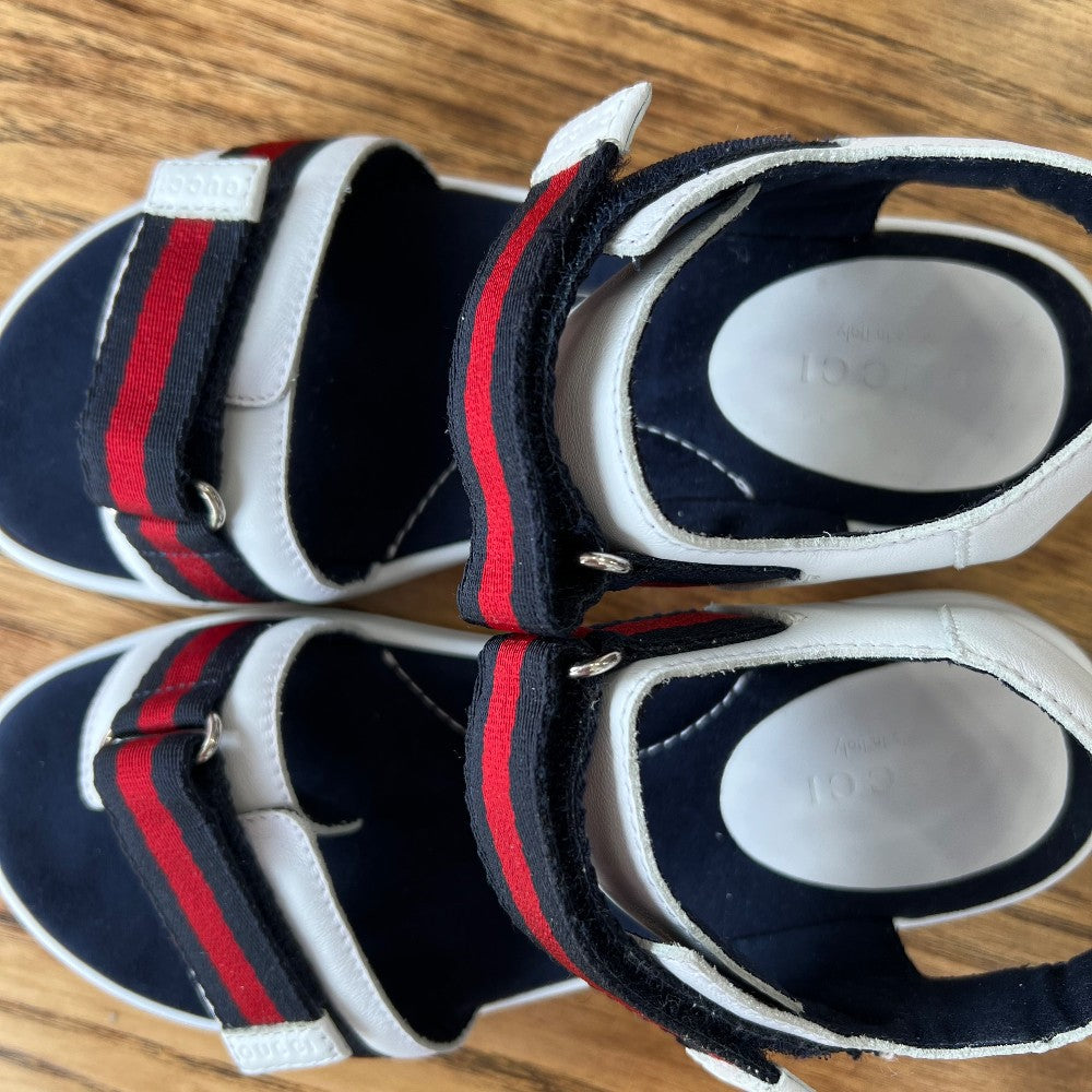 GUCCI Girls Sandals US2 EU33 Second Edition NY
