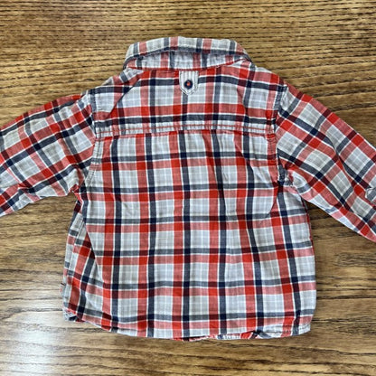 OBAIBI Plaid Shirt / 12M