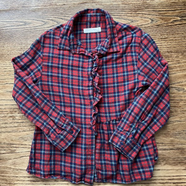 ZARA Plaid Flannel Shirt Long Sleeves / 9Y