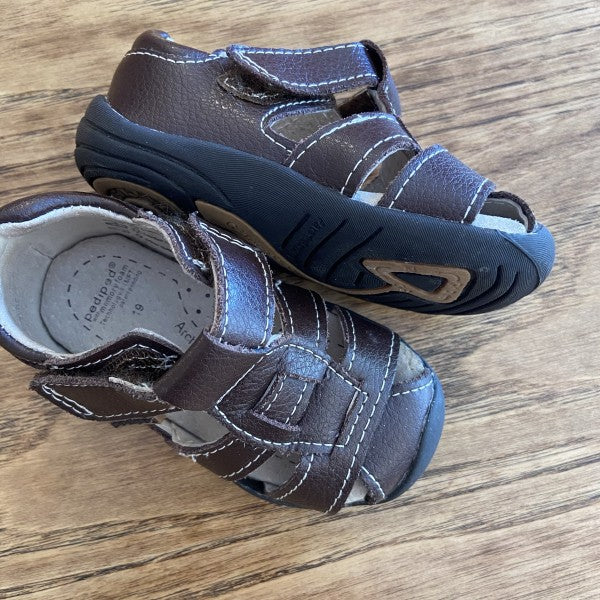 PEDIPED Baby Leather Sandals / 19 - US3 Baby