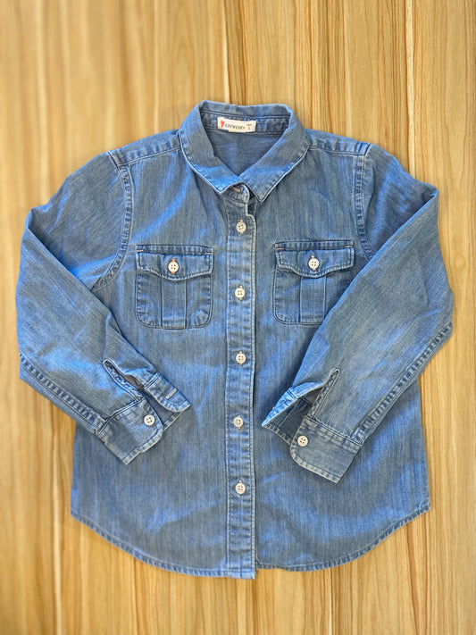 CREWCUTS Denim Shirt LS / 5Y