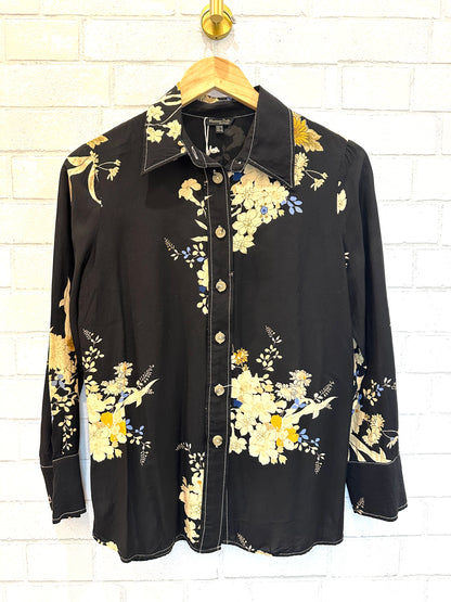 MASSIMO DUTTI printed buttoned shirt