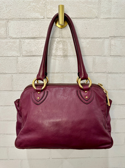MARC JACOBS Leather Handbag with 2 handles