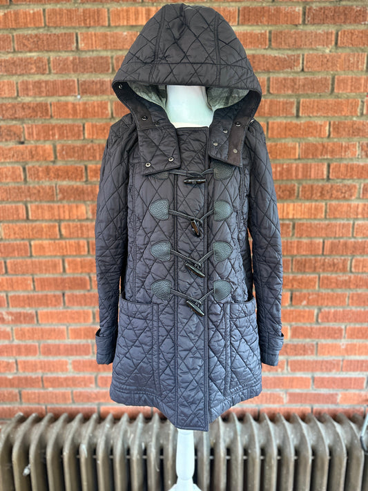 BURBERRY BRIT Padded quilted Jacket with hood / M