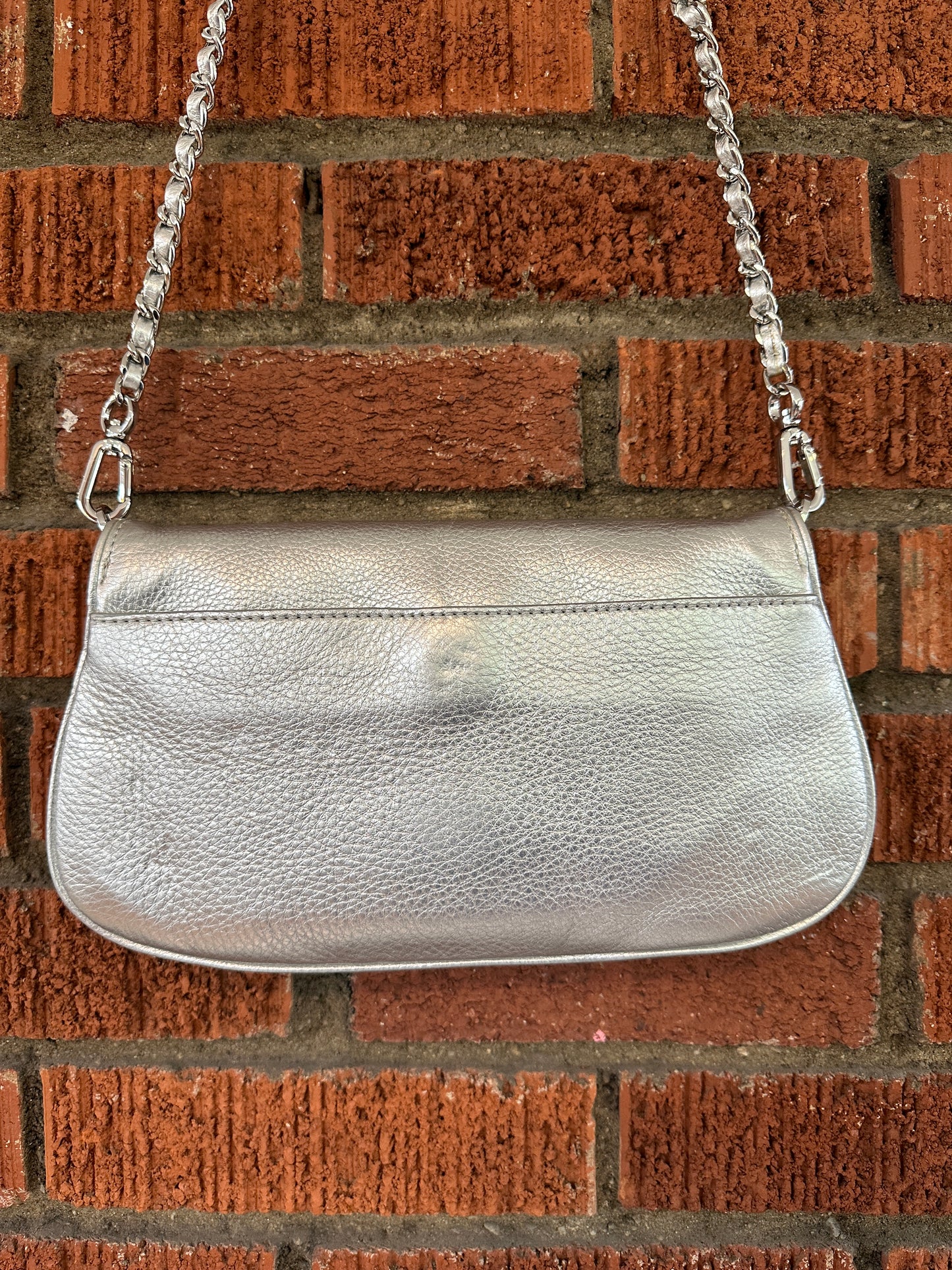 Tory burch top silver crossbody