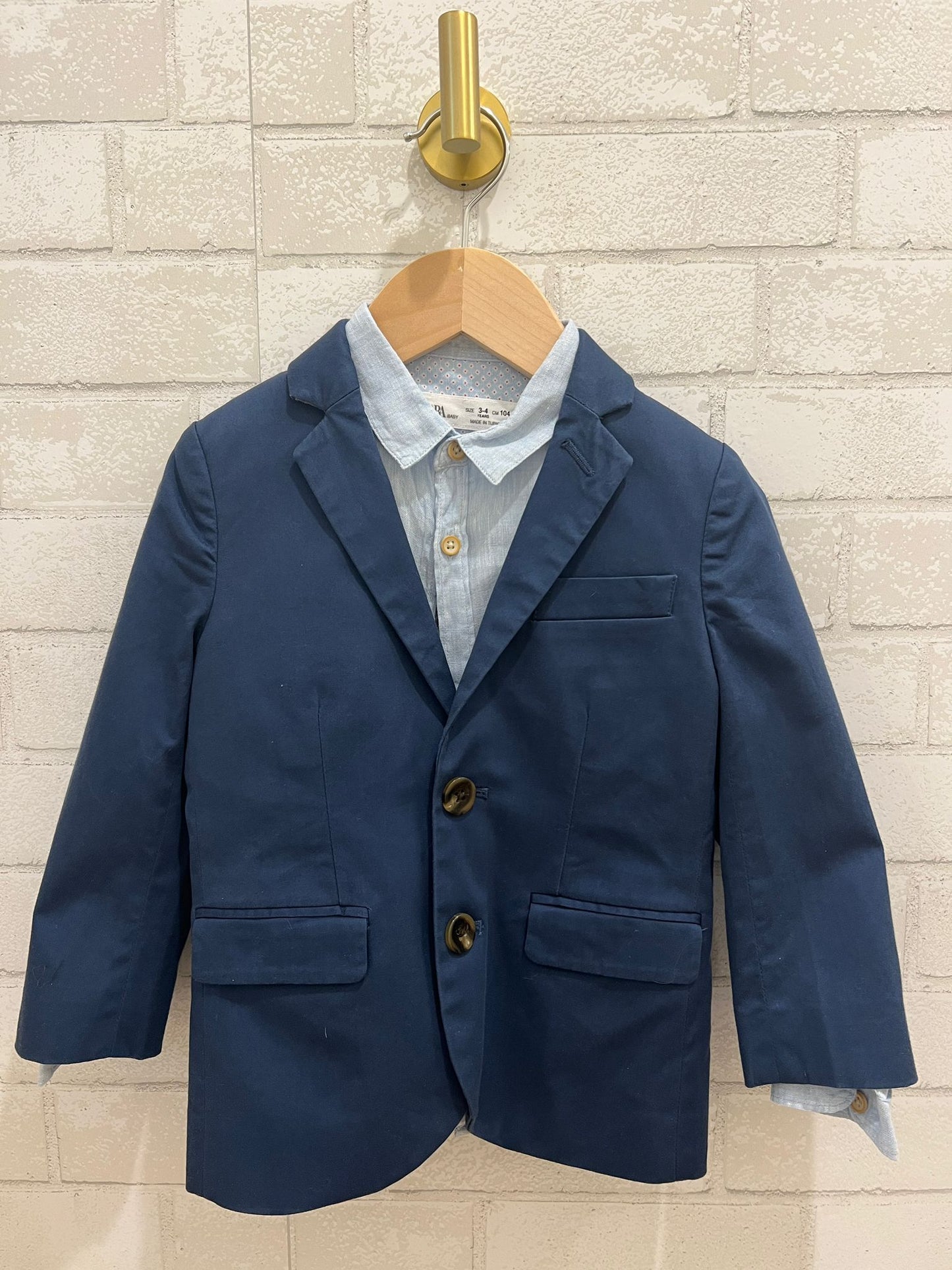 CREWCUTS Cotton Suit Jacket / 3Y