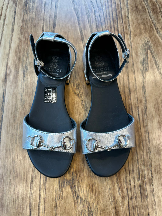 GUCCI horse bit sandals /US12- EU30