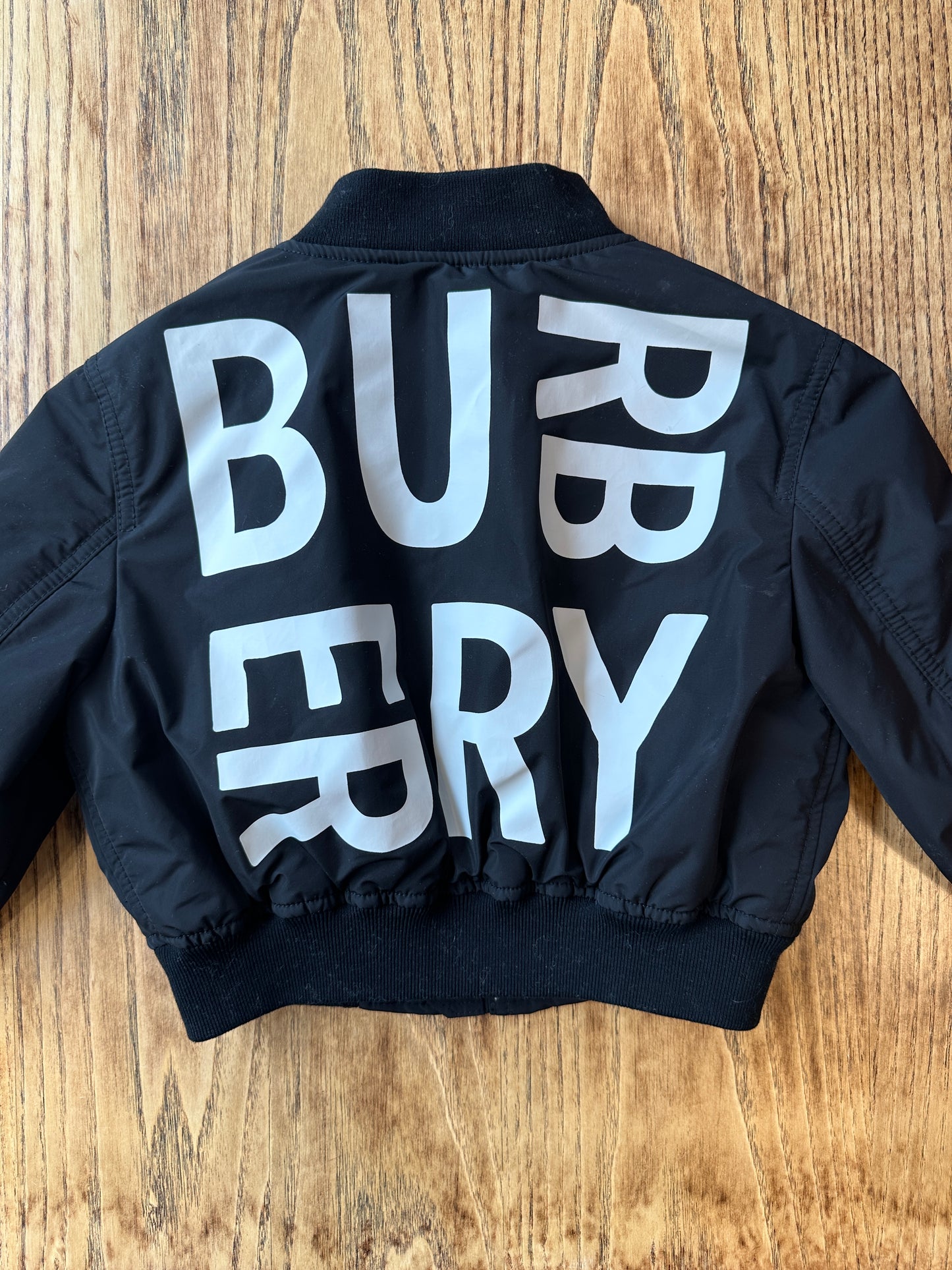 BURBERRY zipped bomber/ 3y