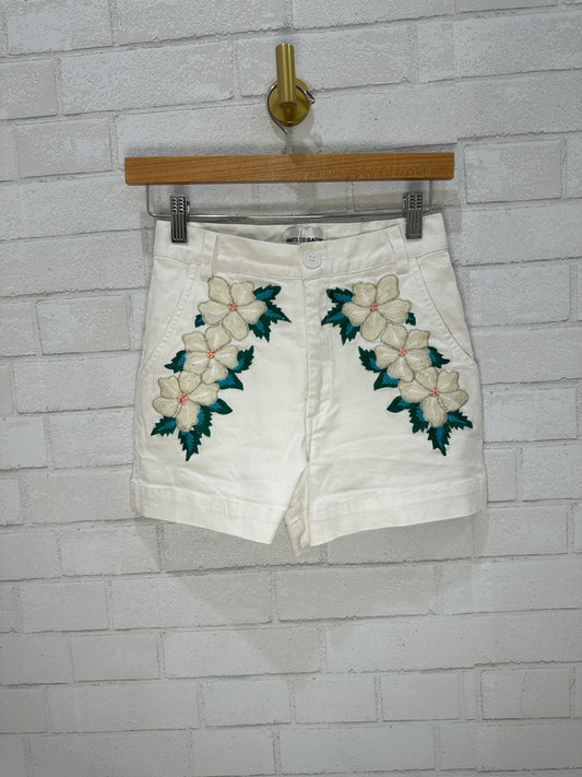 ANTIK BATIK Embroidered shorts / XS