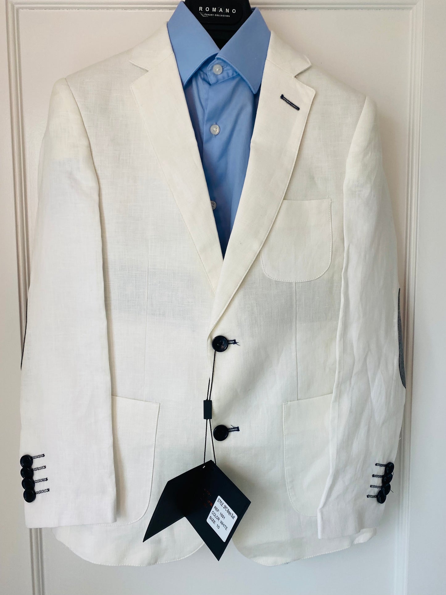 ROMANO Linen Suit 2 pieces NWT/ 10Y