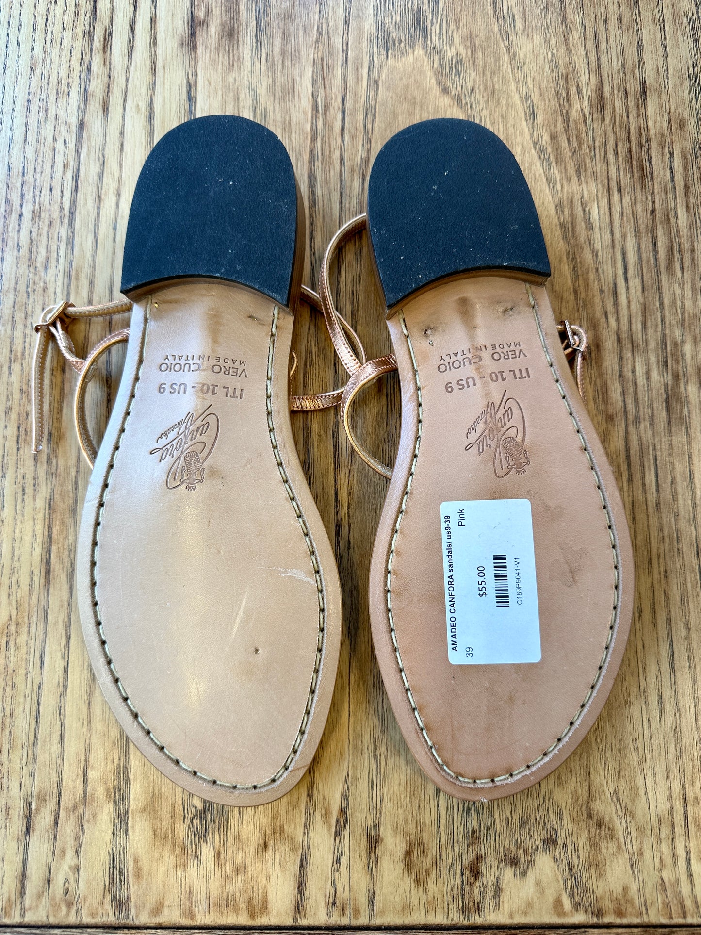 AMEDEO CANFORA sandals/ US9-39.5