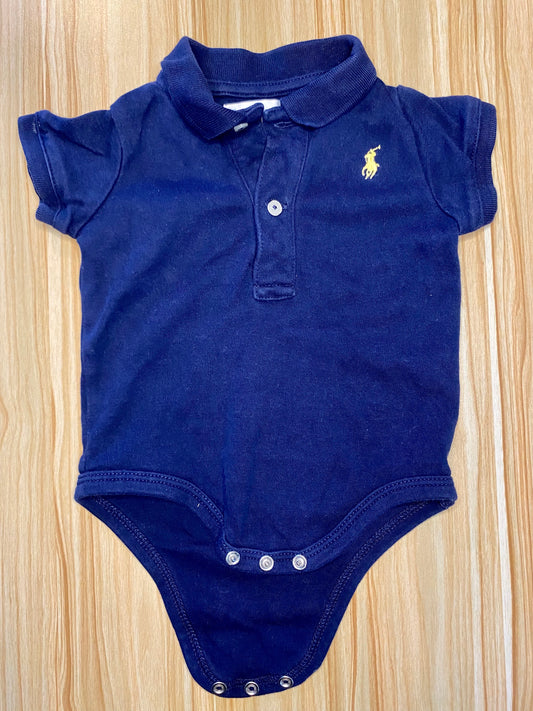 RALPH LAUREN Polo cotton Bodysuit SS/ 9M