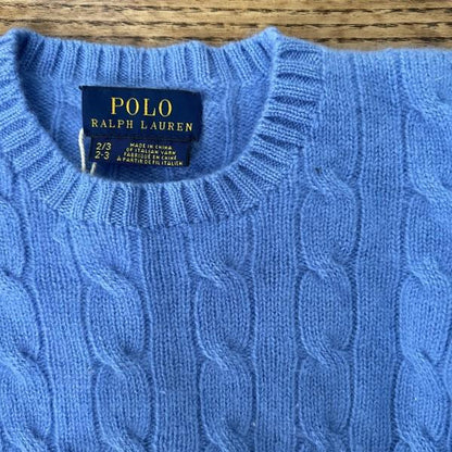 POLO Ralph Lauren CrewNeck Cashmere Sweater / 2-3Y