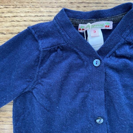 BONPOINT Cardigan Wool / 3Y