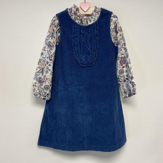 BENETTON Corduroy Sleeveless Dress / 4-5Y