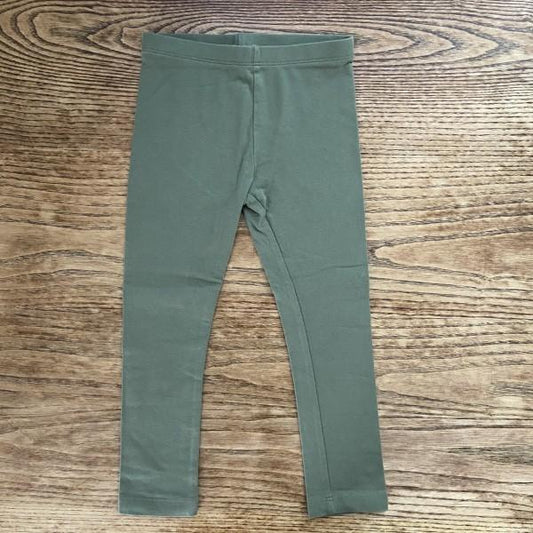 OLD NAVY Plain leggings Olive / 4Y