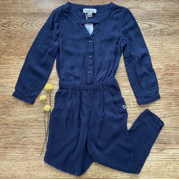 MASSIMO DUTTI Girl Jumpsuit Long Sleeves Gold Buttons /4Y