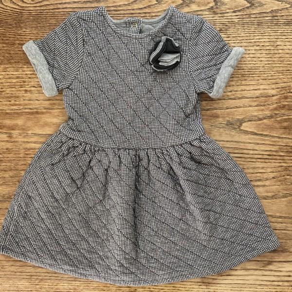 PETIT BATEAU Quilted Padded Dress SS / 5Y