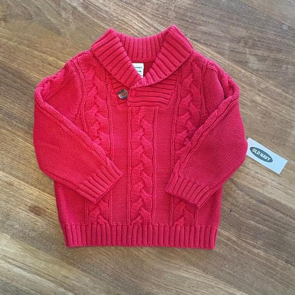 OLD NAVY Cotton Sweater with Button / 6-12M