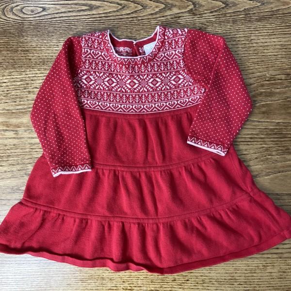 HANNA ANDERSON Cotton knitted Dress / 6-12M