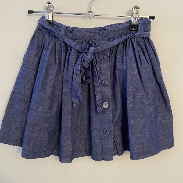 JACADI Chambray Skirt / 6Y