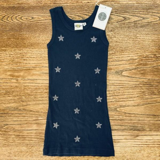 LEMON Glitter Stars Tshirt Dress / 6Y