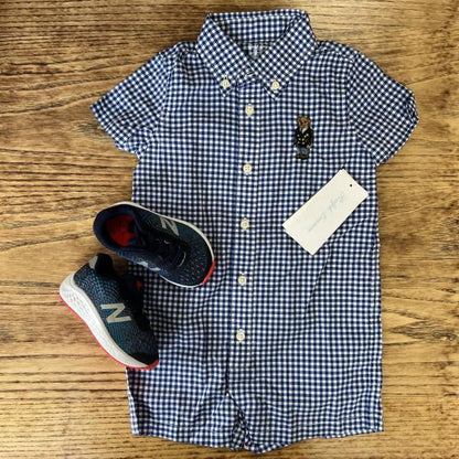 RALPH LAUREN boy romper NWT / 9M